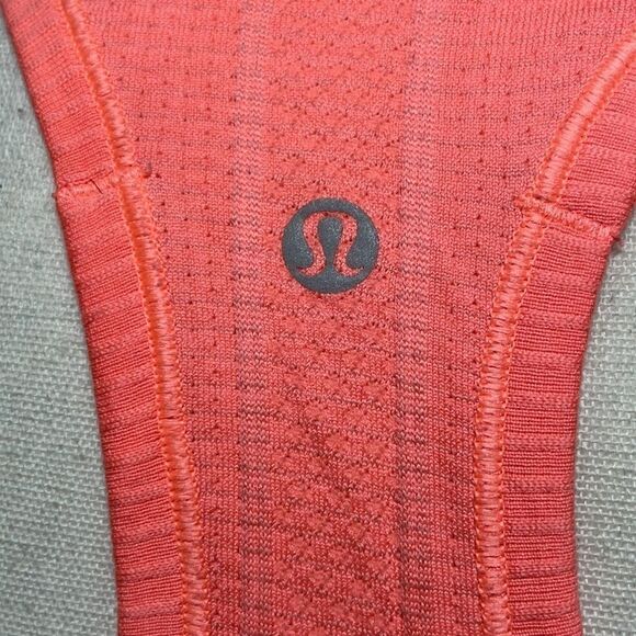 Lululemon Swiftly Tech Racerback Heathered Grapefruit Size 4 - Picture 6 of 10